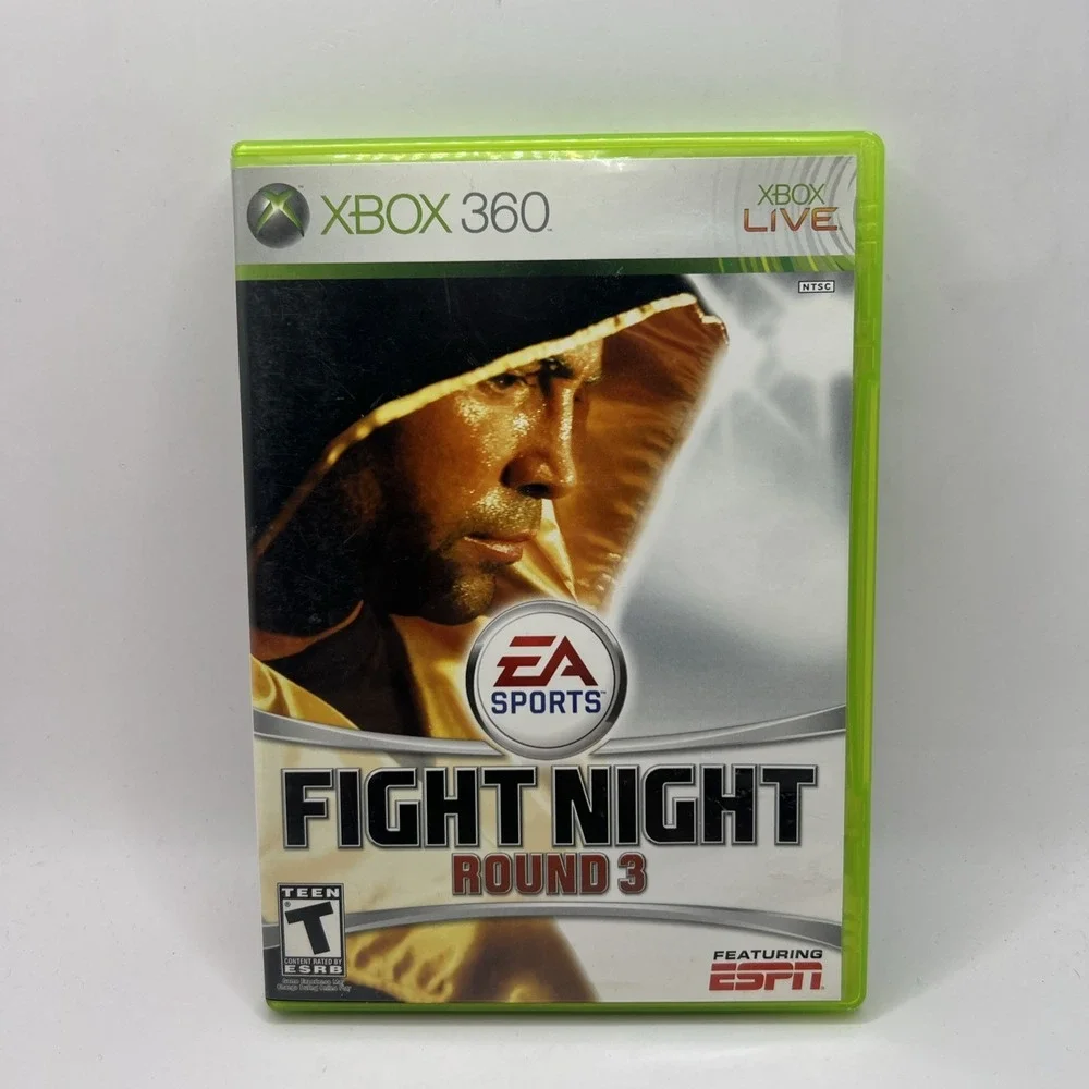 Fight Night Round 3 (Microsoft Xbox 360, 2006) Complete With Manuel